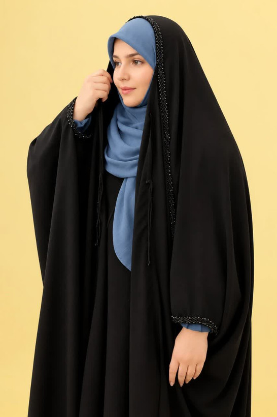 چادر جده ندا جواهر دوزی طرح گندم