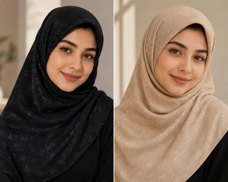 روسری کوپرا طرح دار
