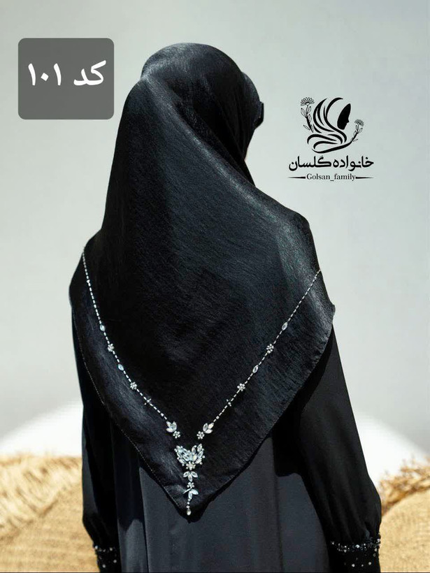 روسری جواهر دوزی