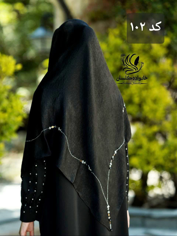 روسری جواهر دوزی