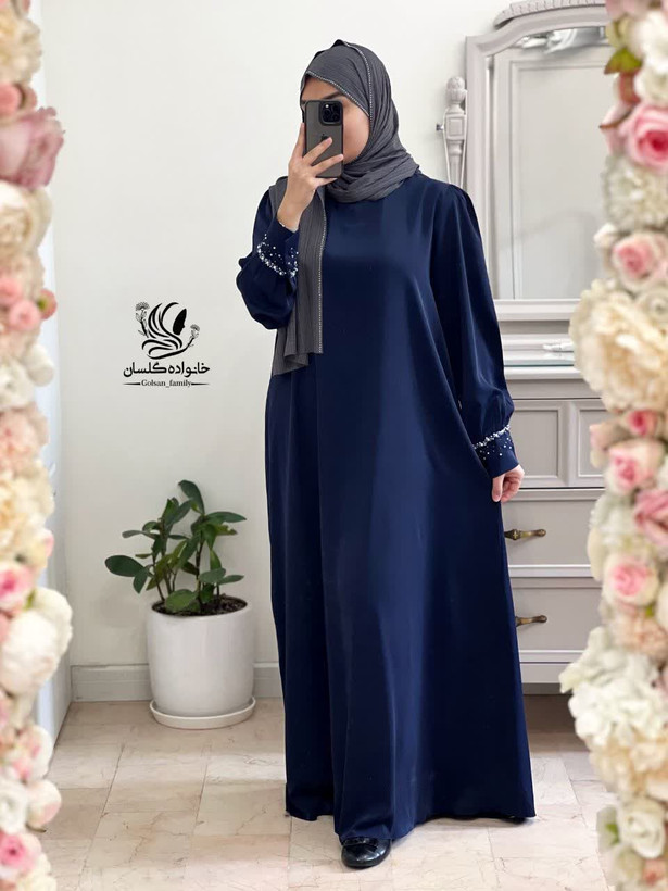 مانتو عبایی جواهر دوزی مارال