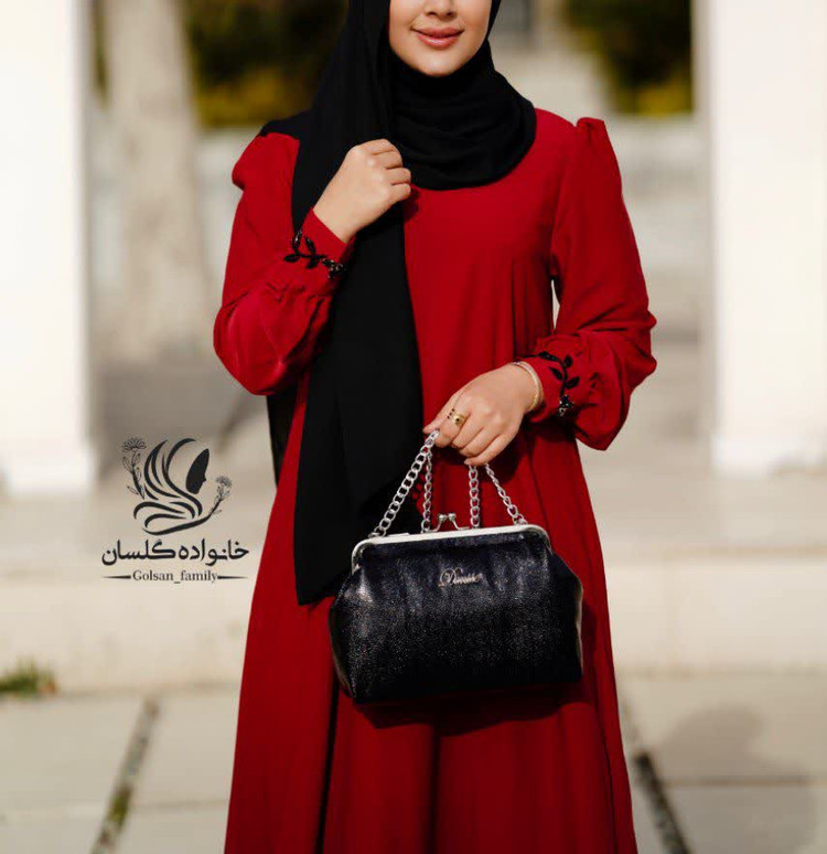 مانتو عبایی جواهر دوزی نغمه
