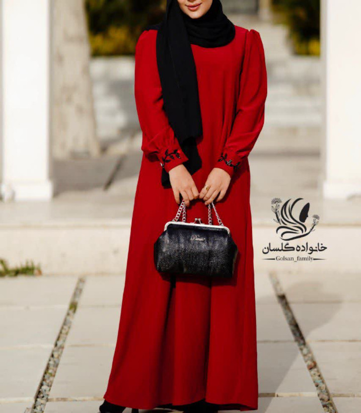 مانتو عبایی جواهر دوزی نغمه