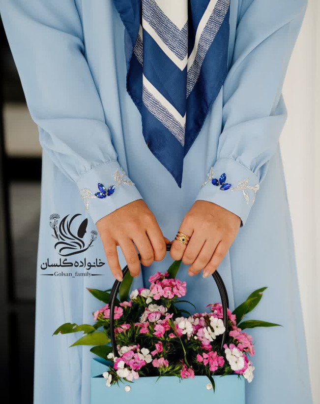 مانتو عبایی جواهر دوزی نغمه