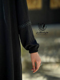 مانتو عبایی رضوان جیب دار شانتون