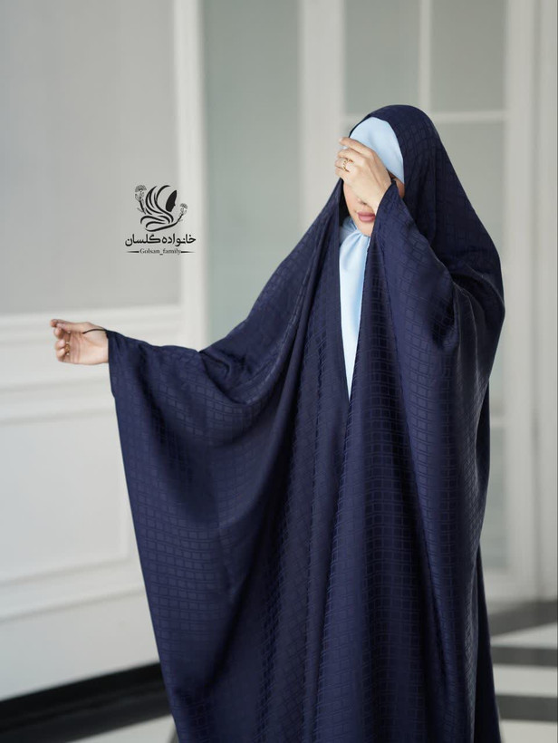 چادر عربی طرح دار مدل جیران