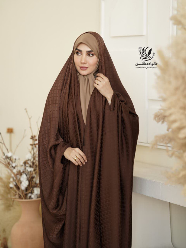 چادر عربی طرح دار مدل جیران