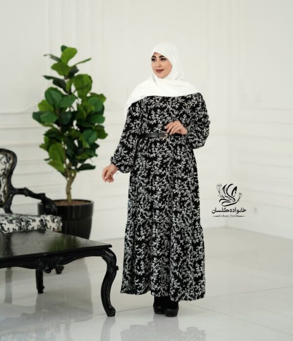 پیراهن عبایی سپیده طرحدار
